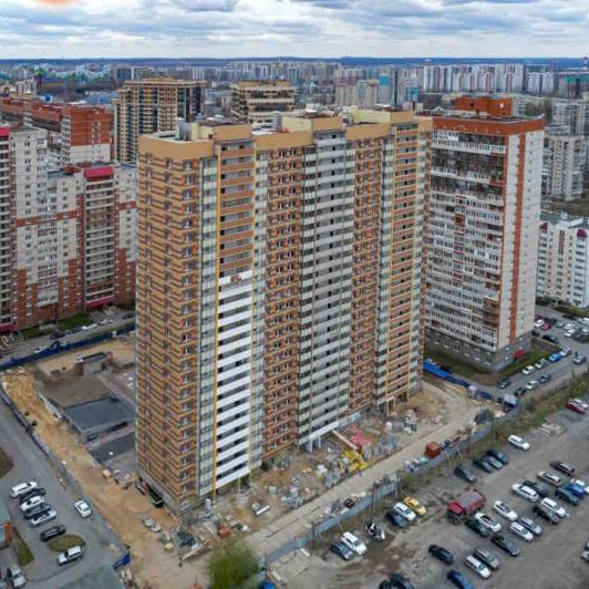 ЖК Дом на Космонавтов,ход строительства, стройка, ноябрь 2017